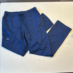 Cherokee Unisex Navy Scrub Bottoms - Medium